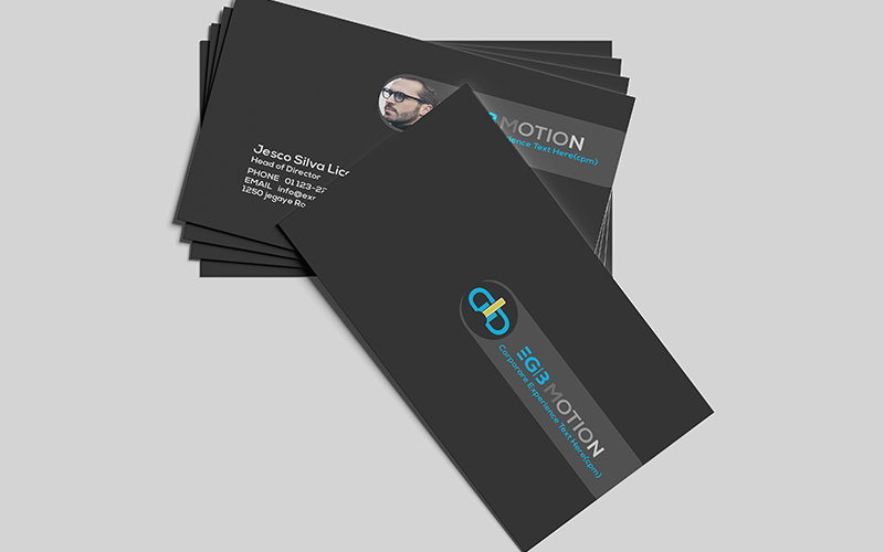 Minimal Corporate Business Card so-98 Corporate Identity