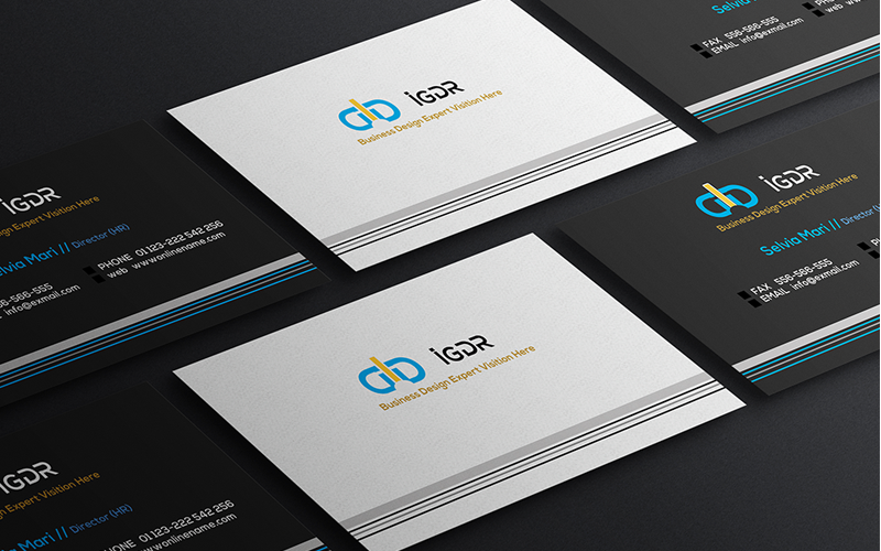 Professional Business Card so-95 Corporate Identity
