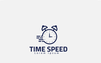 Time Speed Logo Design Concept For Watch