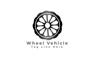 Free Wheel Vehicle Logo Template