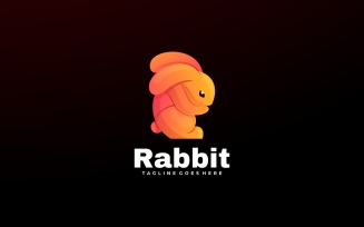 Rabbit Gradient Logo Template