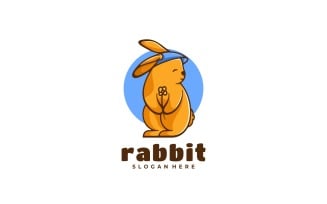 Rabbit Simple Mascot Logo
