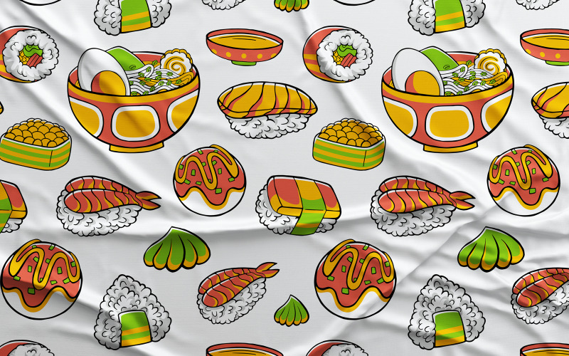 Fast Food #01 - Vector Seamless Pattern