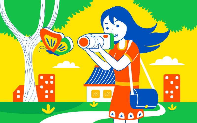 Weekend Fun Vector Illustration #03 Vector Graphic