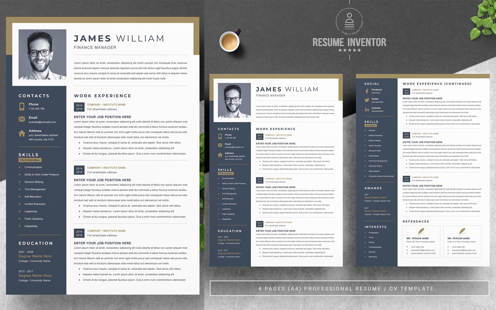 Kit Graphique #189153 Clean Cv Divers Modles Web - Logo template Preview