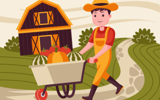 Farm Vector Illustration #02