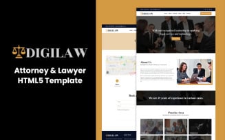 Digilaw - Attorney and Lawyer HTML5 Template