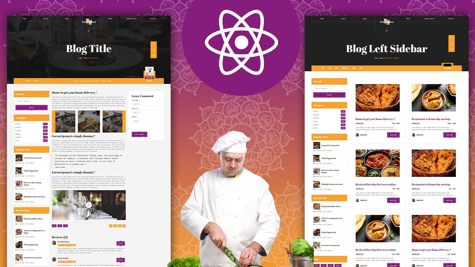 Template #189467 React Js Webdesign Template - Logo template Preview