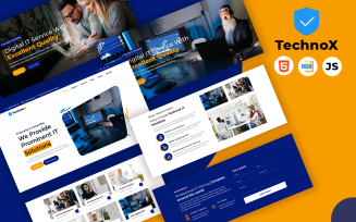 TechnoX - IT Solution and Business Consulting Website Template