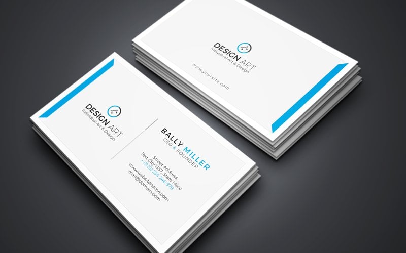 Template #189782 Card Corporate Webdesign Template - Logo template Preview