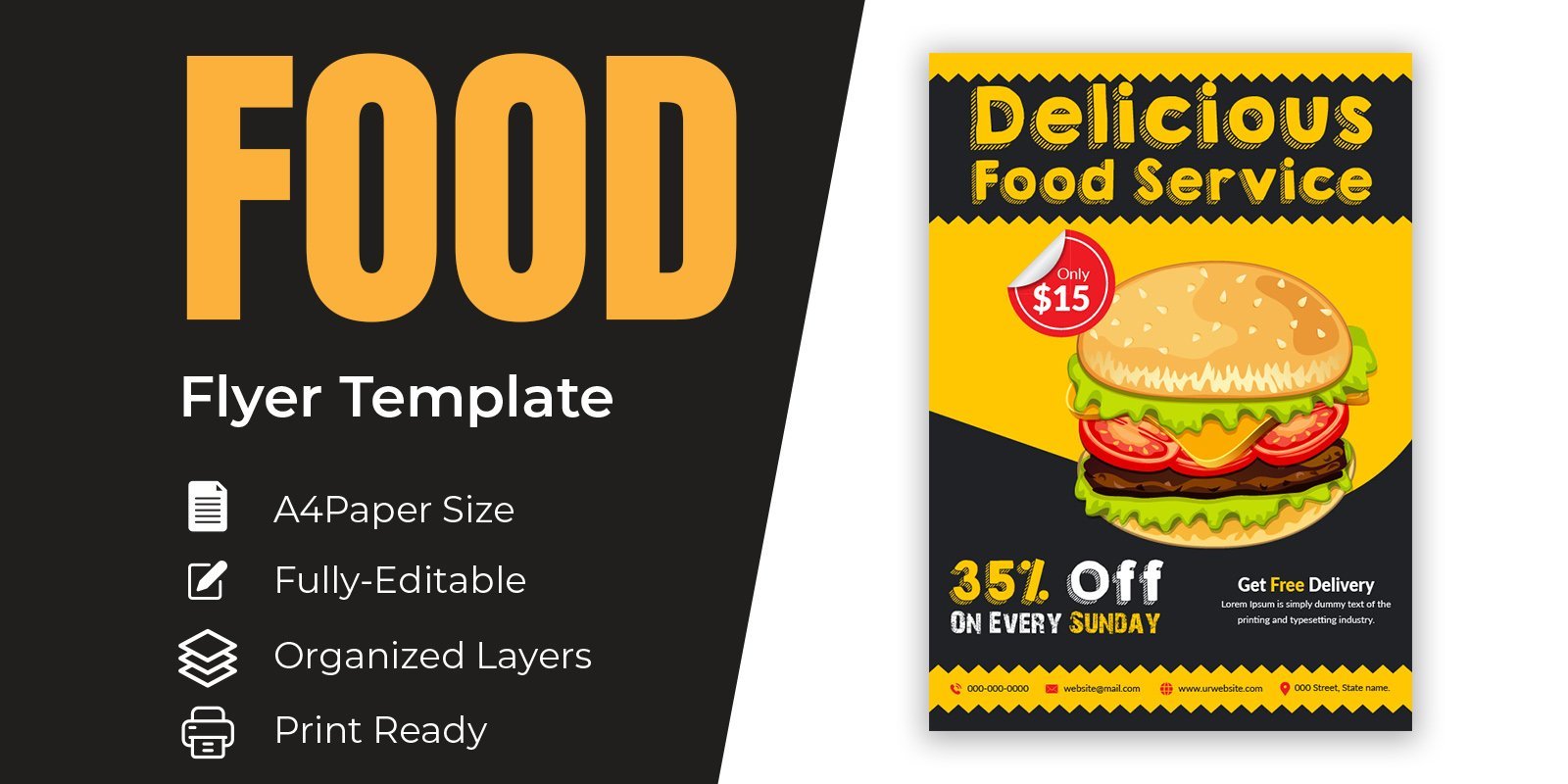 Template #189796 Hamburger Tomato Webdesign Template - Logo template Preview