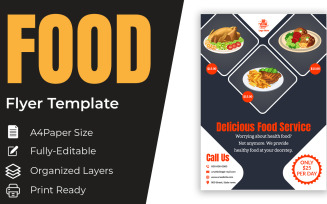 Delicious Food Order Service Template Design