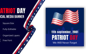 9-11 Logo We Will Never Forget 11 September Patriot Day Social Media