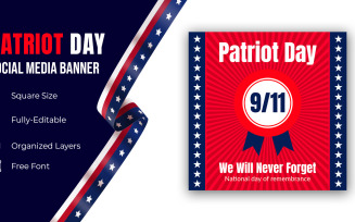 Patriot Day 9-11 Logo We Will Never Forget 11 September Social Media
