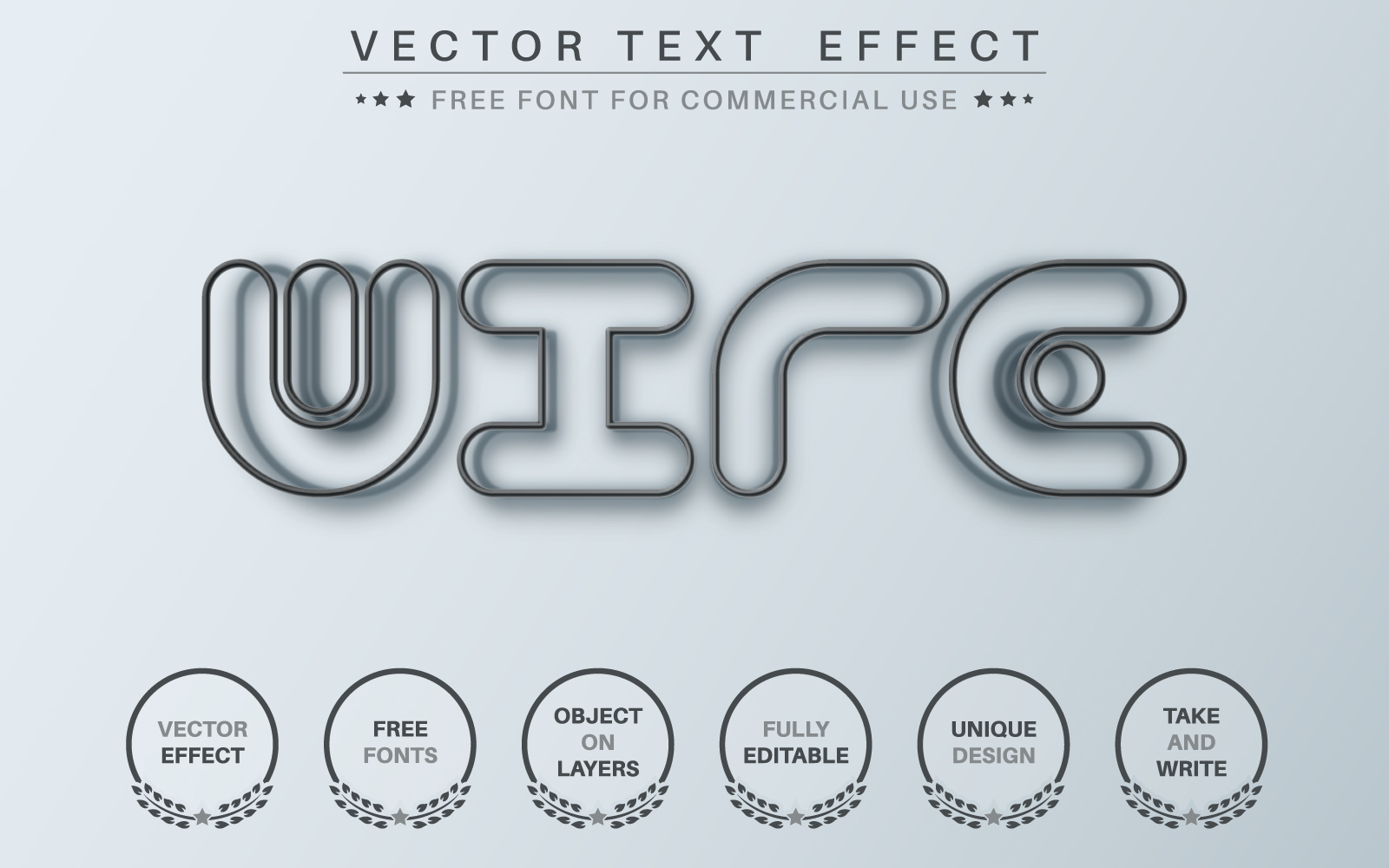 Template #189824 Effectfont Styleeditable Webdesign Template - Logo template Preview