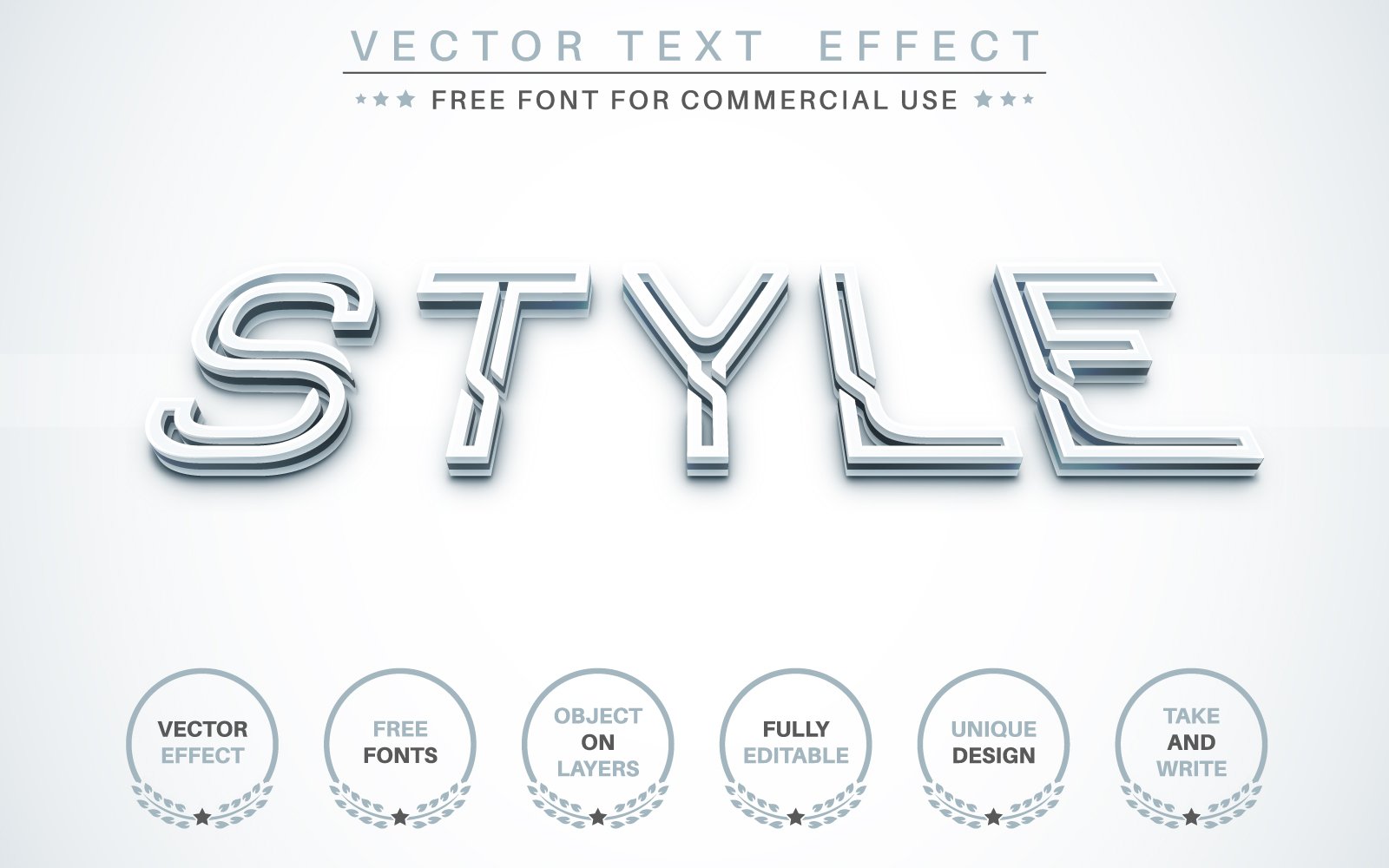 Template #189833 Effectfont Styleeditable Webdesign Template - Logo template Preview