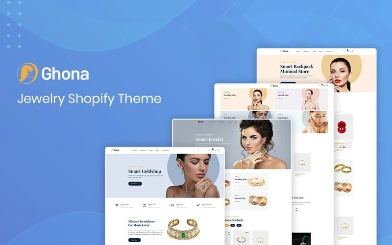 Kit Graphique #189869 Bijoux Boutiqueify Web Design - Logo template Preview