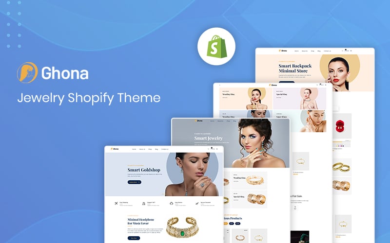 Template #189869 Jewelry Shopify Webdesign Template - Logo template Preview