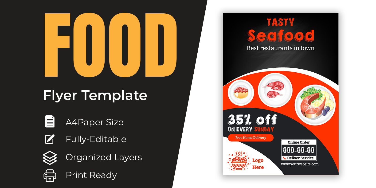 Template #189884 Hamburger Tomato Webdesign Template - Logo template Preview