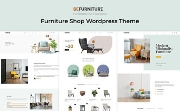 Befurniture - Furniture Shop FREE WooCommerce WordPress Theme