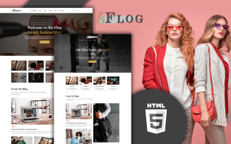 FLOG - Fashion Blog HTML5 Website Template