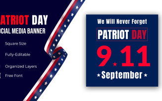 9.11 Patriot Day Usa We Will Never Forget September 11 Social Media