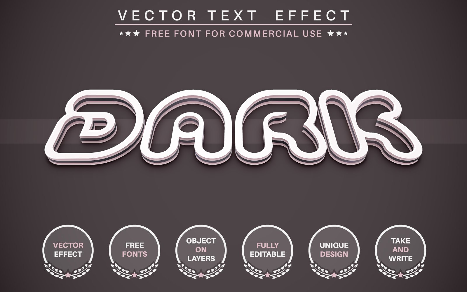 Template #189909 Effectfont Styleeditable Webdesign Template - Logo template Preview