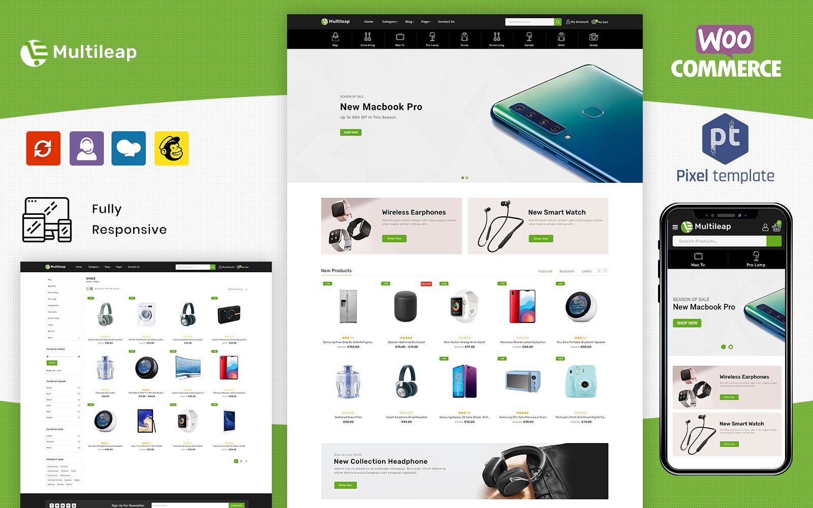 Template #189930 Woocommerce Mobile Webdesign Template - Logo template Preview