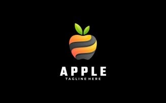 Apple Gradient Logo Style