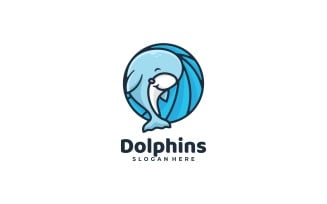 Dolphin Simple Mascot Logo