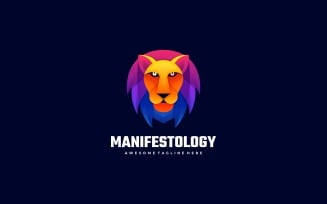Lion Colorful Logo Template