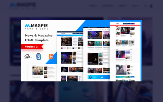 Magpie - News & Blog Html Template