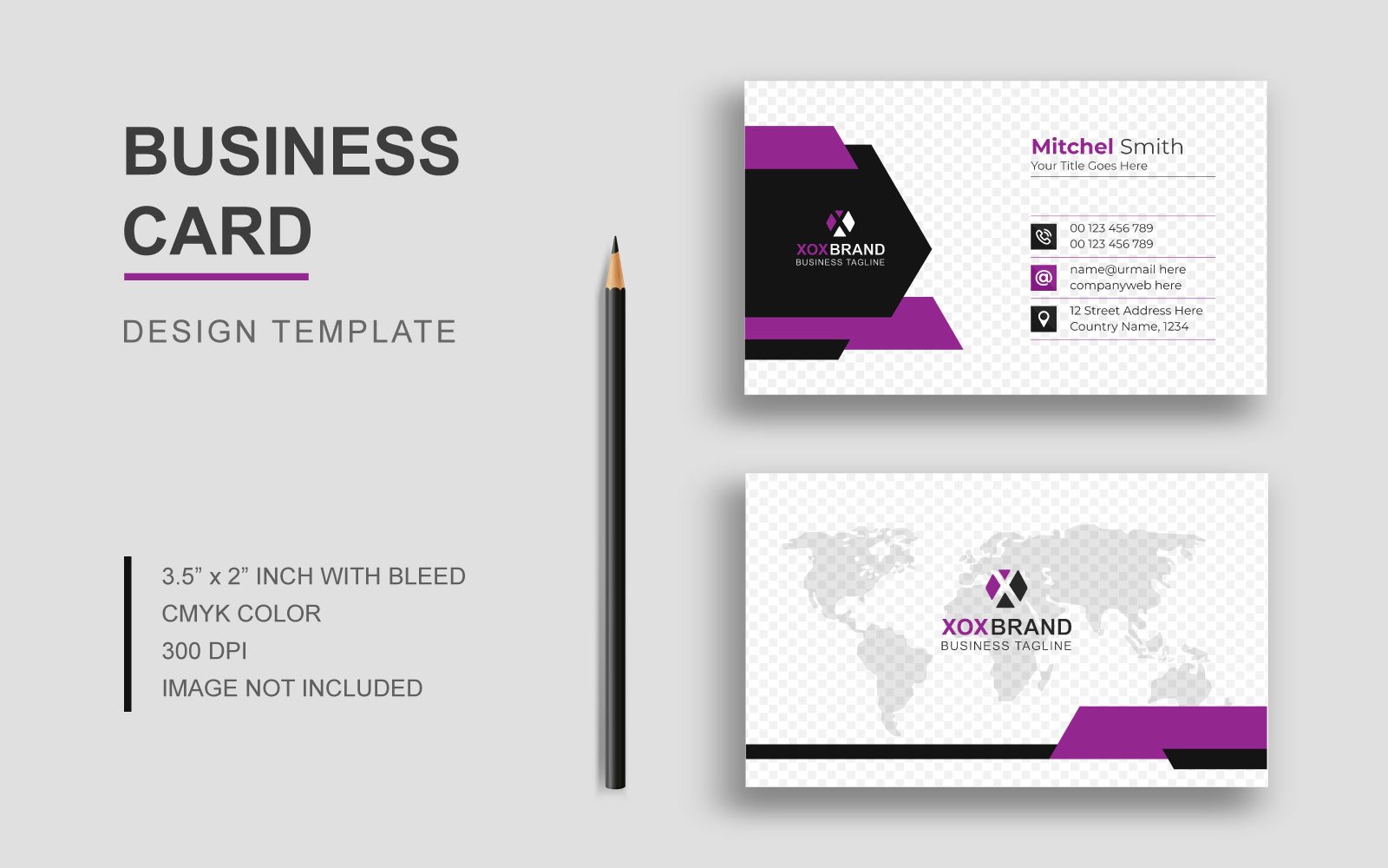 Template #190027 Card Business Webdesign Template - Logo template Preview