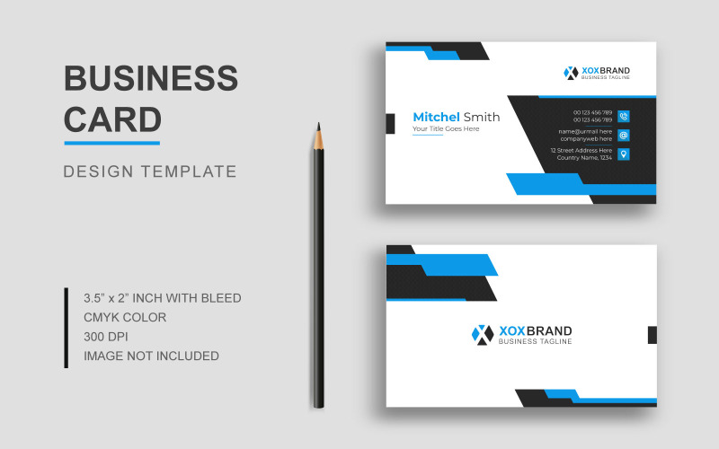 Business Card with Creative Style Corporate Identity