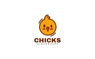 Chicks Simple Logo Template