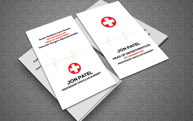 Doctors Business Card So-111 Corporate Identity