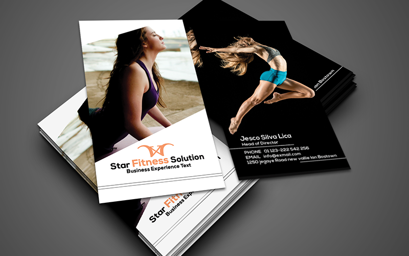 Fitness Business Card so-101 Corporate Identity