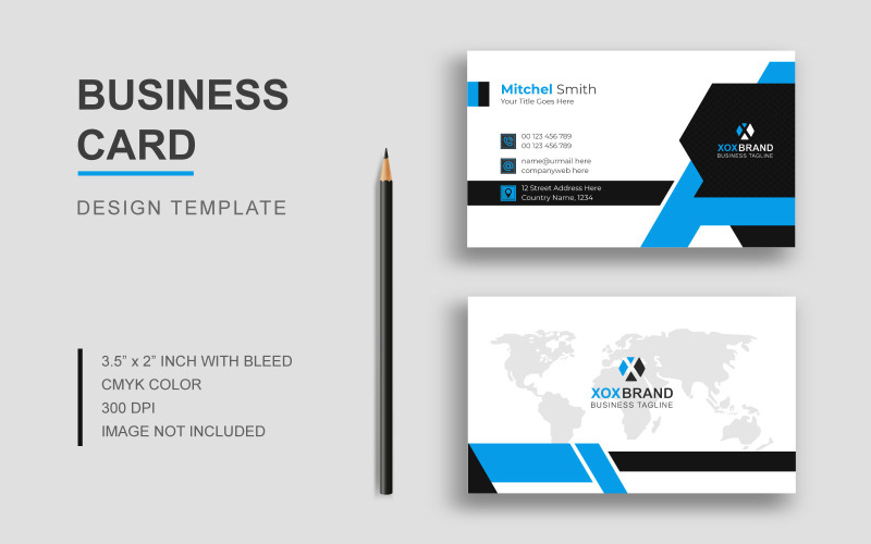 Modern Business Card Design Corporate Identity