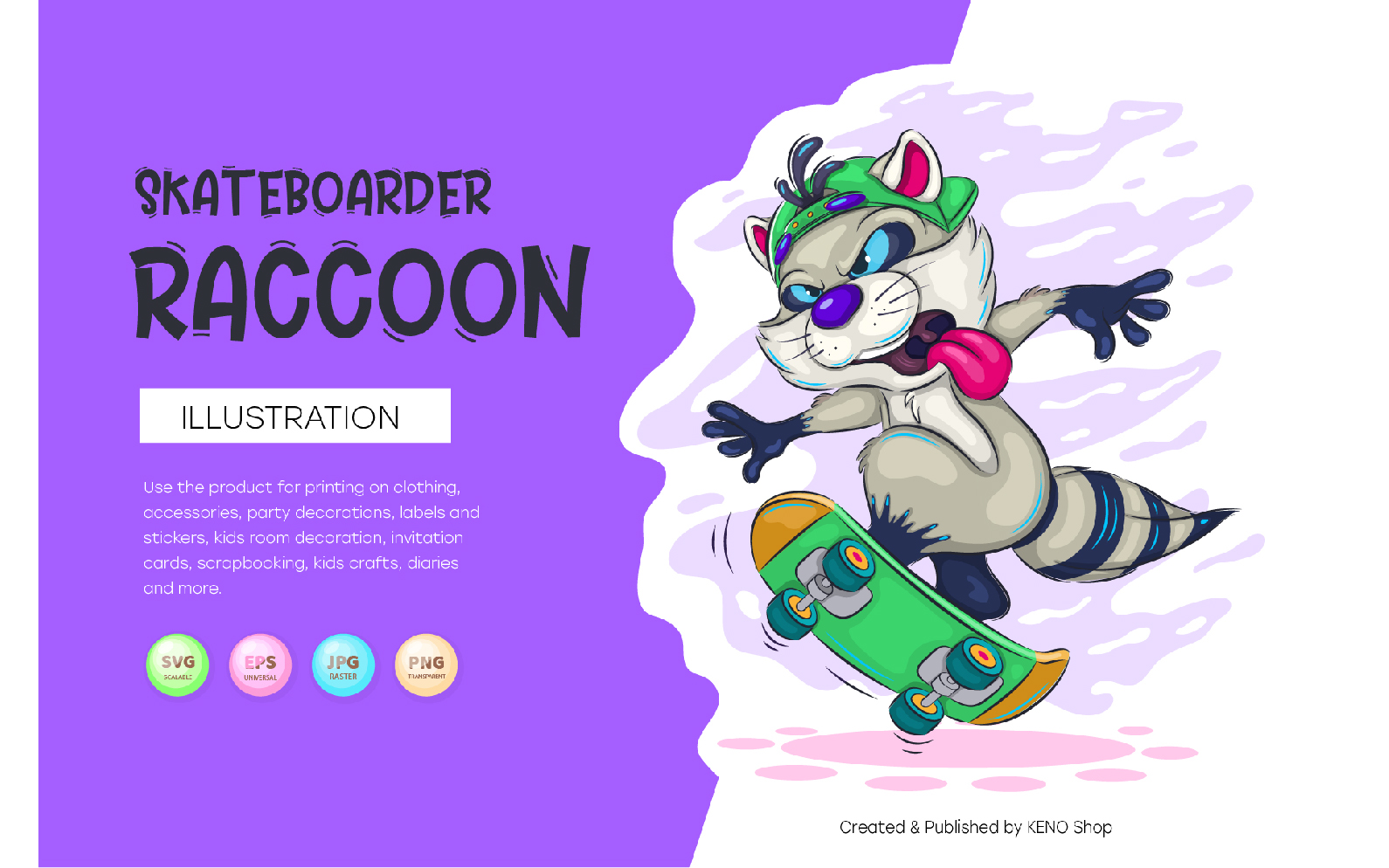 Kit Graphique #190132 Dessin-anim Raccoon Divers Modles Web - Logo template Preview