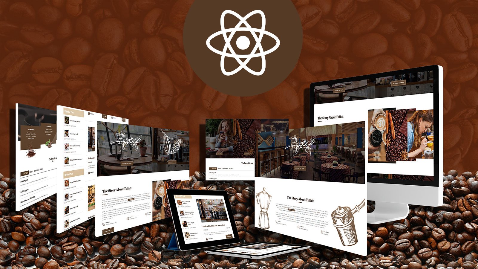 Kit Graphique #190357 Bar Bistro Web Design - Logo template Preview