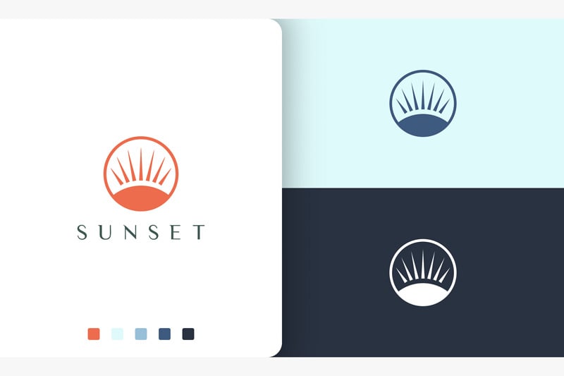 Kit Graphique #190390 Sun Beach Divers Modles Web - Logo template Preview