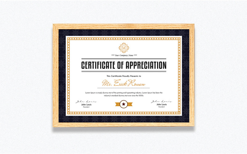 Perfect Certificate of Appreciation Certificate Template