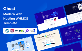 Qhost - Modern Web Hosting & WHMCS WordPress Theme