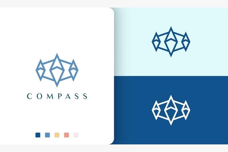 Kit Graphique #190419 Compass Direction Divers Modles Web - Logo template Preview