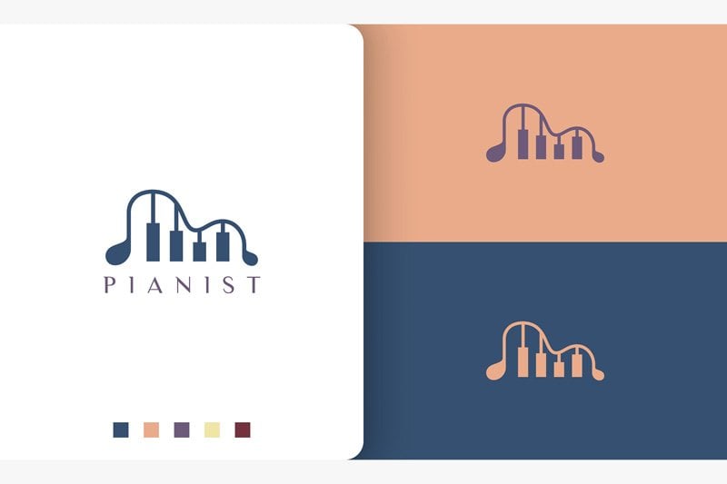 Kit Graphique #190432 Piano Music Divers Modles Web - Logo template Preview