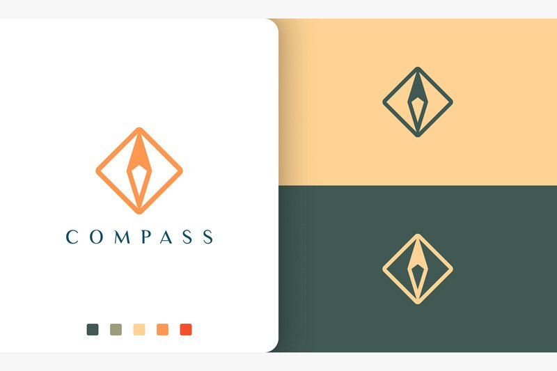 Kit Graphique #190446 Compass Direction Divers Modles Web - Logo template Preview