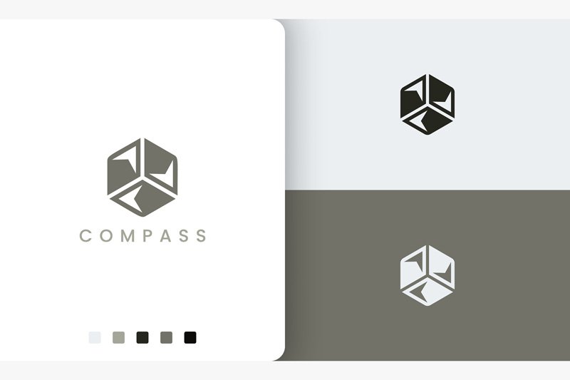 Kit Graphique #190451 Compass Expedition Divers Modles Web - Logo template Preview