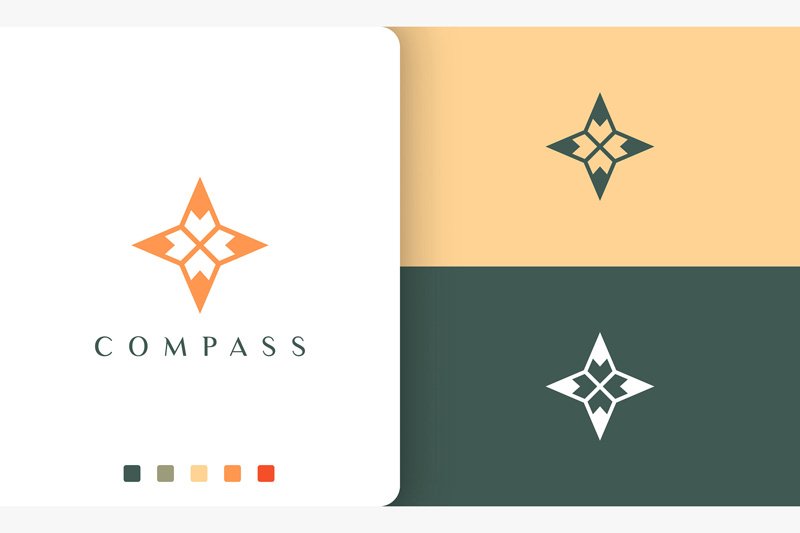 Kit Graphique #190455 Compass Expedition Divers Modles Web - Logo template Preview