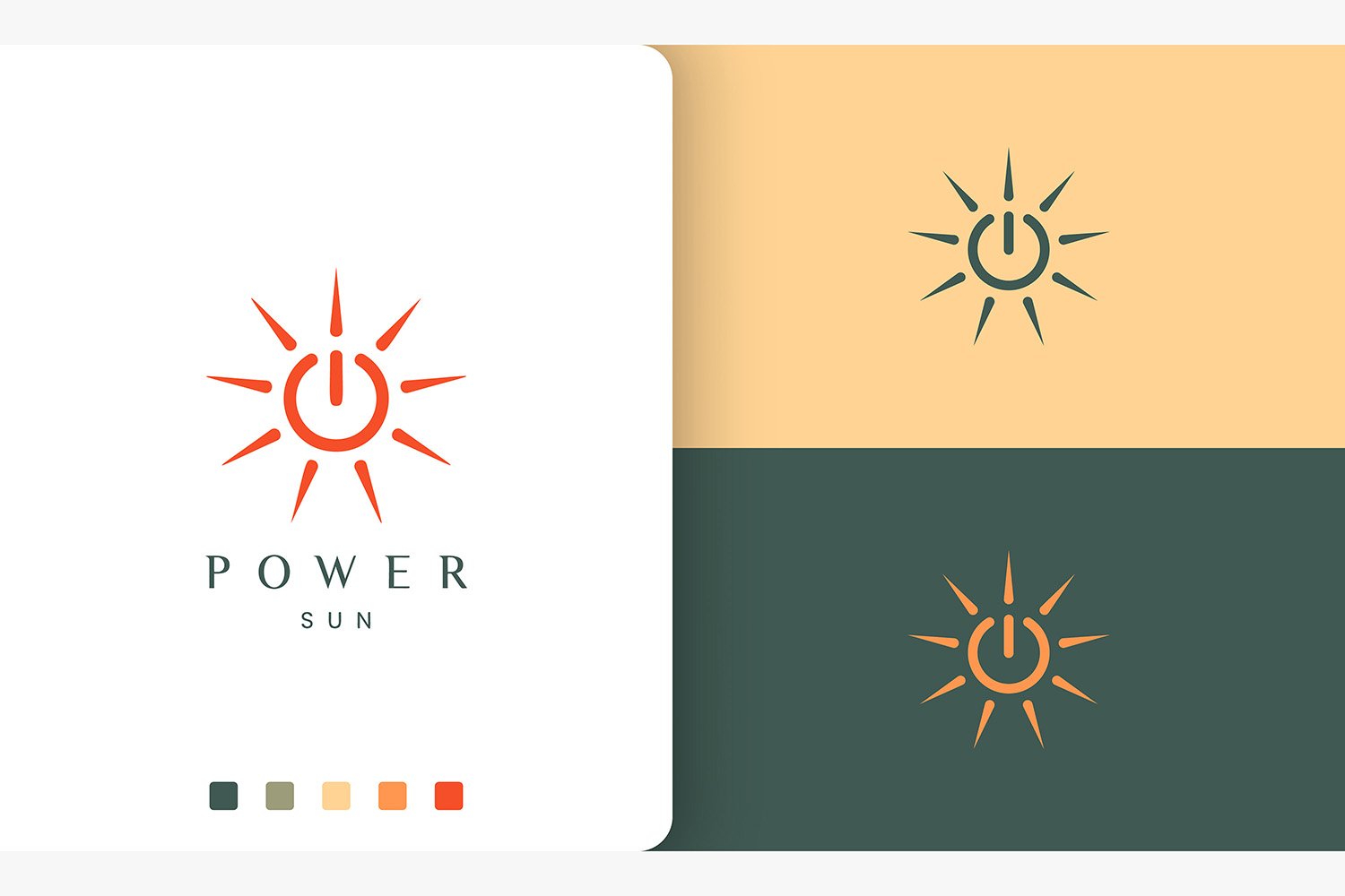 Kit Graphique #190461 Power Soleil Divers Modles Web - Logo template Preview