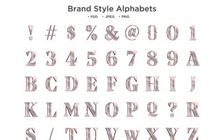 Brand Style Alphabet, Abc Typography